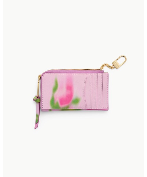 NEW】THE BLURRED FLORAL SNAPSHOT TOP ZIP MULTI WALLET/ザ ブラード