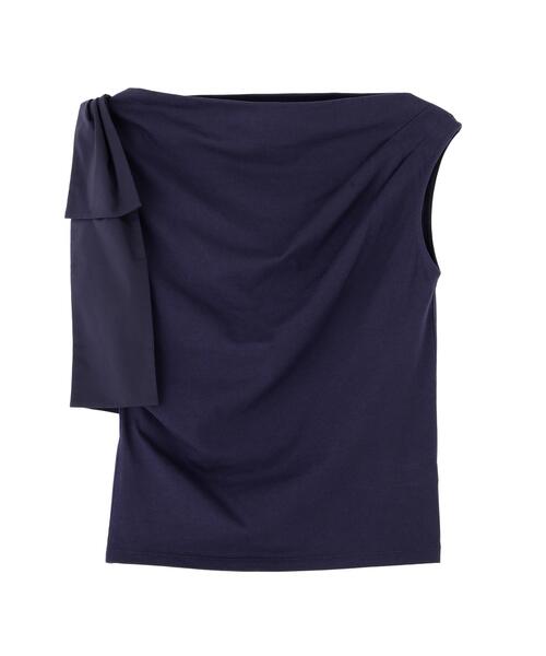 PROPORTION BODY DRESSING(プロポーションボディドレッシング)の「アシメリボンカットソー / 1216260601(Tシャツ/カットソー・レディース・ホワイト系その他/レッド/ネイビー・SMALL/MEDIUM)」の10枚目の写真