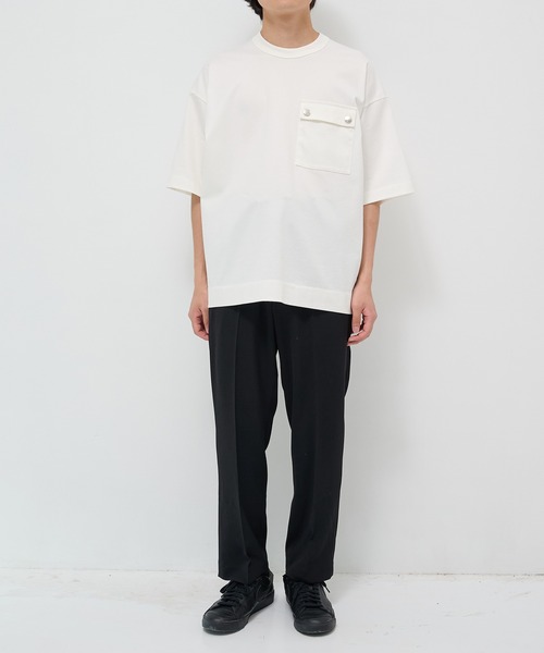 CINOH/チノ】別注REFINA POCKET T-SHIRT（Tシャツ/カットソー）｜CINOH