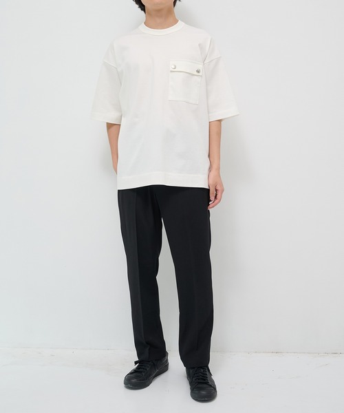 CINOH/チノ】別注REFINA POCKET T-SHIRT（Tシャツ/カットソー）｜CINOH