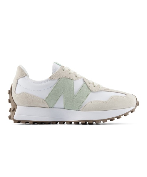 NEW BALANCE（ニューバランス）の「327（スニーカー・レディース・ホワイト×ブラウン/ホワイト系その他・25.5cm/25.0cm/24.5cm/24.0cm/23.5cm/23.0cm/22.5cm）」の2枚目の写真