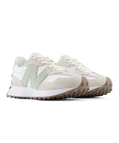 NEW BALANCE（ニューバランス）の「327（スニーカー・レディース・ホワイト×ブラウン/ホワイト系その他・25.5cm/25.0cm/24.5cm/24.0cm/23.5cm/23.0cm/22.5cm）」の5枚目の写真