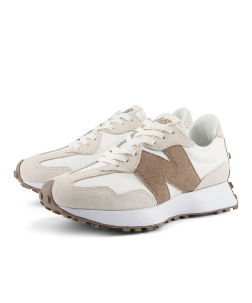 NEW BALANCE（ニューバランス）の「327（スニーカー・レディース・ホワイト×ブラウン/ホワイト系その他・25.5cm/25.0cm/24.5cm/24.0cm/23.5cm/23.0cm/22.5cm）」の4枚目の写真