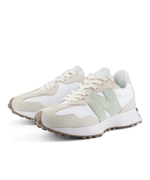 NEW BALANCE（ニューバランス）の「327（スニーカー・レディース・ホワイト×ブラウン/ホワイト系その他・25.5cm/25.0cm/24.5cm/24.0cm/23.5cm/23.0cm/22.5cm）」の6枚目の写真