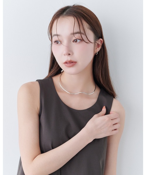 Olume (オリュム)の「【前後2WAY】アメスリカットワンピース(ワンピース・レディース・ホワイト/ブラック/ブラウン・FREE)」の19枚目の写真