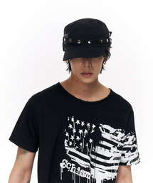 SCHISM INDUCING（スキズムインデューシング）の「SNAP DETAIL CASQUETTE BLACK（キャップ）」
