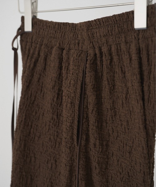 anuke（アンヌーク）の「anuke Shirring Easy Pants（その他パンツ・レディース・ダークブラウン/ブラック/ライトグリーン・36/38）」の9枚目の写真