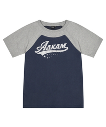 Authentic Raglan Half Top (Navy)