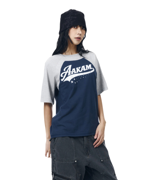 AAKAM(アーカム)の「Authentic Raglan Half Top (Navy)(Tシャツ/カットソー・レディース・その他・1/3/2)」の5枚目の写真