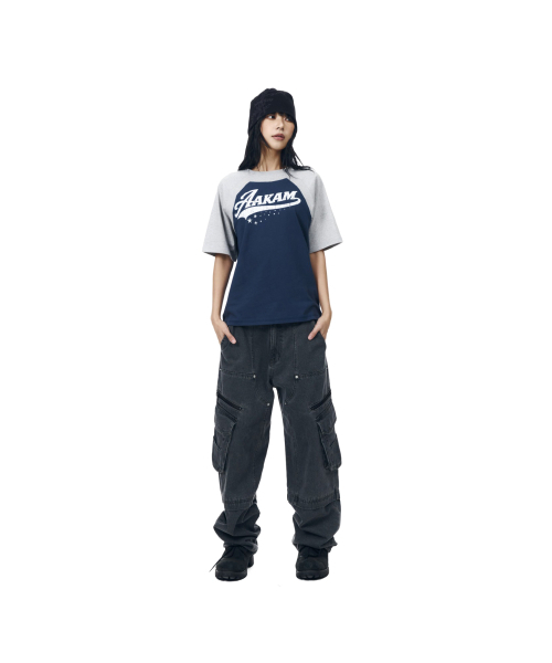 AAKAM(アーカム)の「Authentic Raglan Half Top (Navy)(Tシャツ/カットソー・レディース・その他・1/3/2)」の7枚目の写真