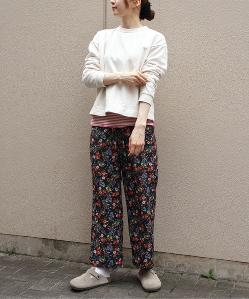 MEYAME（メヤメ）の「MEYAME/メヤメ　ライトソフトショートスウェット　LIGHT SOFT SHORT SWEAT　MEY-2506（スウェット・レディース・オフホワイト/チャコールグレー・FREE）」の19枚目の写真