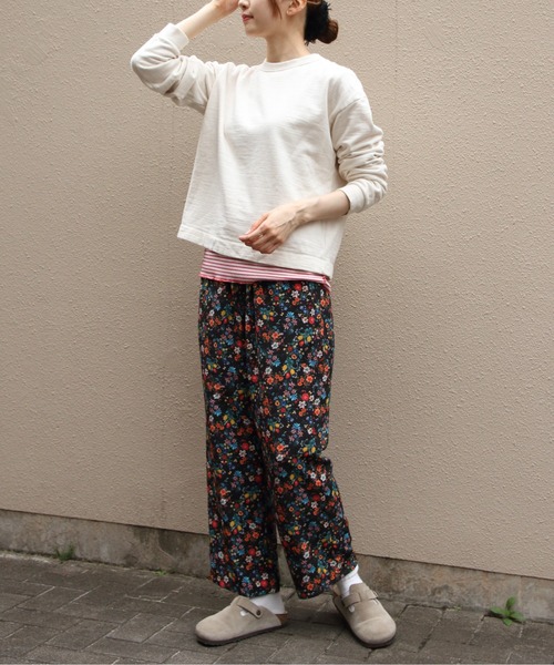 MEYAME（メヤメ）の「MEYAME/メヤメ　ライトソフトショートスウェット　LIGHT SOFT SHORT SWEAT　MEY-2506（スウェット・レディース・オフホワイト/チャコールグレー・FREE）」の20枚目の写真