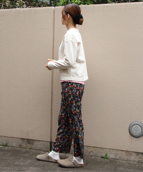 MEYAME（メヤメ）の「MEYAME/メヤメ　ライトソフトショートスウェット　LIGHT SOFT SHORT SWEAT　MEY-2506（スウェット・レディース・オフホワイト/チャコールグレー・FREE）」の21枚目の写真