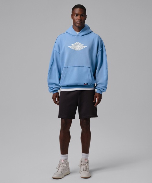 JORDAN BRAND（ジョーダンブランド）の「JORDAN BRAND M J FLT WINGS FLC PO / ジョーダン ブランド FLT ウィングS フリース PO/NIKE【SP】（パーカー・メンズ・ブルー・XL/L/S/XXL）」の10枚目の写真