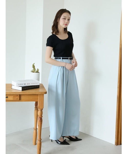 fifth（フィフス）の「【narumiセレクト】リラクシータックワイドパンツ（その他パンツ・レディース・ブラック/ブルー系その他5・M/XS）」の11枚目の写真