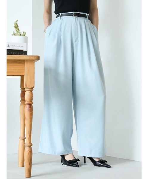 fifth（フィフス）の「【narumiセレクト】リラクシータックワイドパンツ（その他パンツ・レディース・ブラック/ブルー系その他5・M/XS）」の14枚目の写真