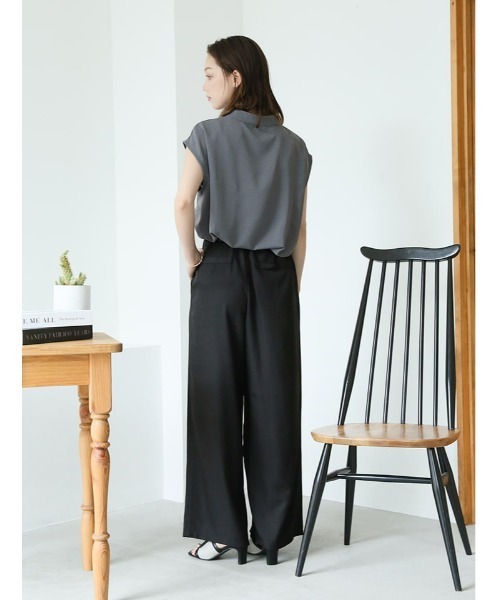 fifth（フィフス）の「【narumiセレクト】リラクシータックワイドパンツ（その他パンツ・レディース・ブラック/ブルー系その他5・M/XS）」の18枚目の写真