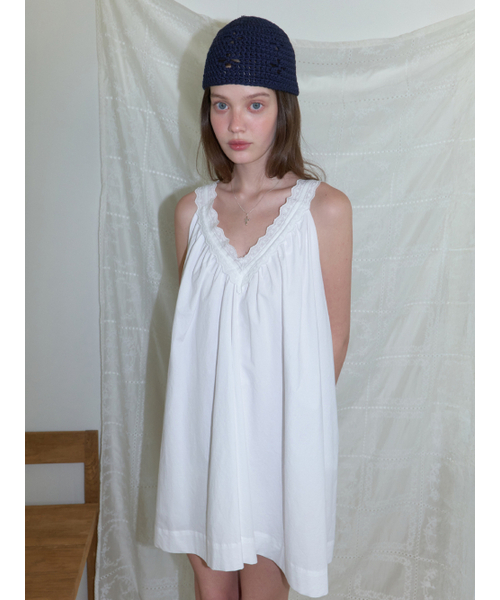 RE_L（リエル）の「Veld lace mini dress (white)（ワンピース・レディース・その他・FREE）」の5枚目の写真