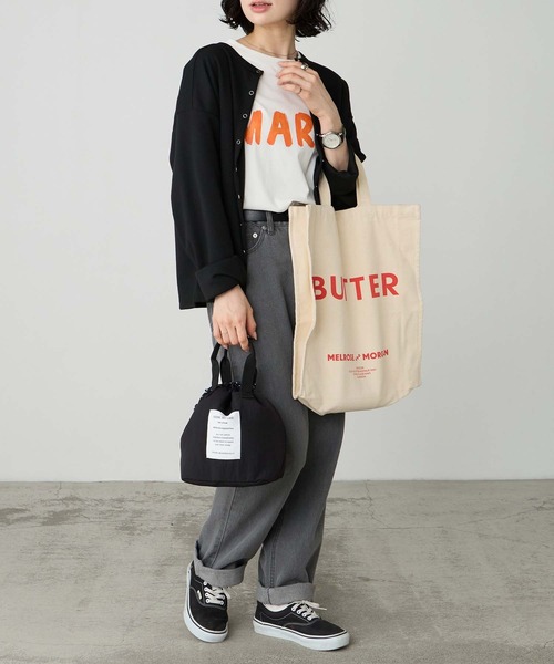 BONLECILL Marche(ボンルシールマルシェ)の「【BONLECILL Marche】《保冷/保温》アソート柄保冷巾着ランチバッグ(トートバッグ・レディース・ベージュ/ブラック/グリーン系その他/レッド系その他/ブルー系1・FREE)」の13枚目の写真