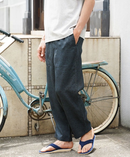 BAYFLOW(ベイフロー)の「リゾート柄リラックスパンツ(その他パンツ・メンズ・ネイビー/ベージュ/ブラック・MEDIUM/LARGE)」の17枚目の写真