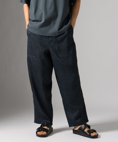 BAYFLOW(ベイフロー)の「リゾート柄リラックスパンツ(その他パンツ・メンズ・ネイビー/ベージュ/ブラック・MEDIUM/LARGE)」の7枚目の写真