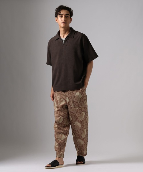 BAYFLOW(ベイフロー)の「リゾート柄リラックスパンツ(その他パンツ・メンズ・ネイビー/ベージュ/ブラック・MEDIUM/LARGE)」の21枚目の写真