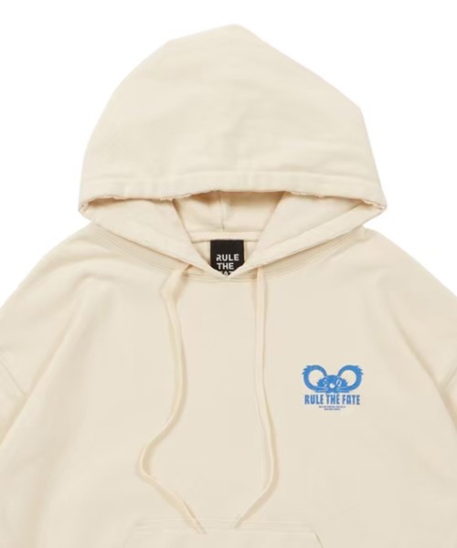 RULE THE FATE(ルールザフェイト)の「RTF MOUSE DAMAGE HOODIE/マウスダメージスウェットフーディー(スウェット・メンズ・ベージュ/ブラック・2/1)」の7枚目の写真