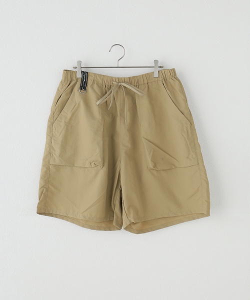 MANASTASH(マナスタッシュ)の「別注【MANASTASH/マナスタッシュ】 for JS NYLON SHORTS(その他パンツ・レディース・パープル系その他/ベージュ/ブラック・FREE)」の2枚目の写真