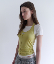 HALTER LAYERD T-SHIRT SET YE+IV