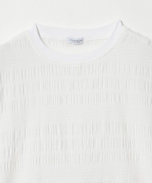 A DAY IN THE LIFE UNITED ARROWS(アデイインザライフユナイテッドアローズ)の「シャーリング ノースリーブプルオーバー <A DAY IN THE LIFE>(シャツ/ブラウス・レディース・ホワイト/ブラック/レッド・FREE)」の14枚目の写真