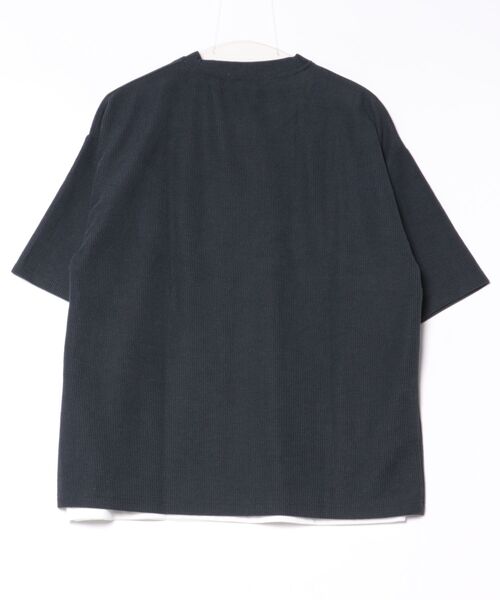 le cercle ADAM ET ROPE'（ルセルクルアダムエロペ）の「アンサンブルプルオーバー（Tシャツ/カットソー・メンズ・ライトグレー/チャコールグレー・L/LL/M）」の3枚目の写真