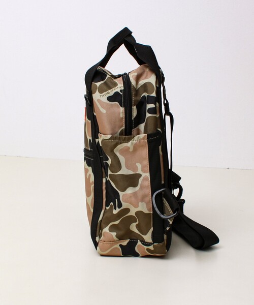 UNIVERSAL OVERALL（ユニバーサルオーバーオール）の「【UNIVERSAL OVERALL】Duffle body bag（ボディバッグ/ウエストポーチ・メンズ・ブラック/カモフラージュ・FREE）」の5枚目の写真