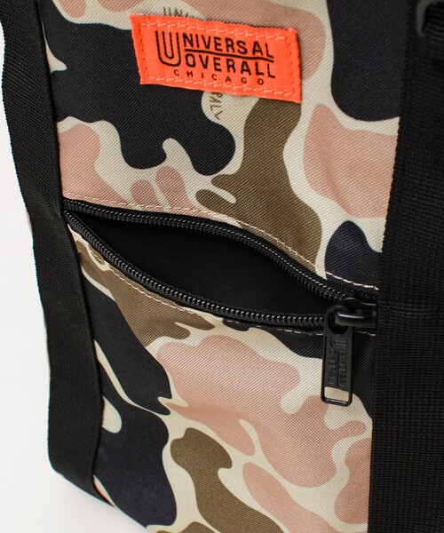 UNIVERSAL OVERALL（ユニバーサルオーバーオール）の「【UNIVERSAL OVERALL】Duffle body bag（ボディバッグ/ウエストポーチ・メンズ・ブラック/カモフラージュ・FREE）」の8枚目の写真