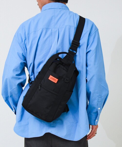 UNIVERSAL OVERALL(ユニバーサルオーバーオール)の「【UNIVERSAL OVERALL】Duffle body bag(ボディバッグ/ウエストポーチ・メンズ・ブラック/カモフラージュ・FREE)」の19枚目の写真