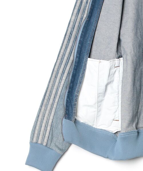 adidas(アディダス)の「ファイヤーバード アディカラー デニム トラックトップ / ジャージ / アディダスオリジナルス adidas Originals(デニムジャケット・メンズ・ブルー・3XL/X-LARGE/X-SMALL/LARGE/MEDIUM/SMALL/XX-LARGE)」の8枚目の写真
