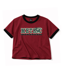 メトリックリングクロップ半袖Tシャツ