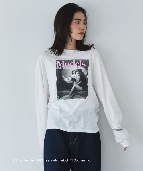 GOOD ROCK SPEED（グッドロックスピード）の「【GOOD ROCK SPEED】LIFE PC フォトロンTEE（Tシャツ/カットソー・レディース・ホワイト系その他2/ホワイト系その他・FREE）」の21枚目の写真