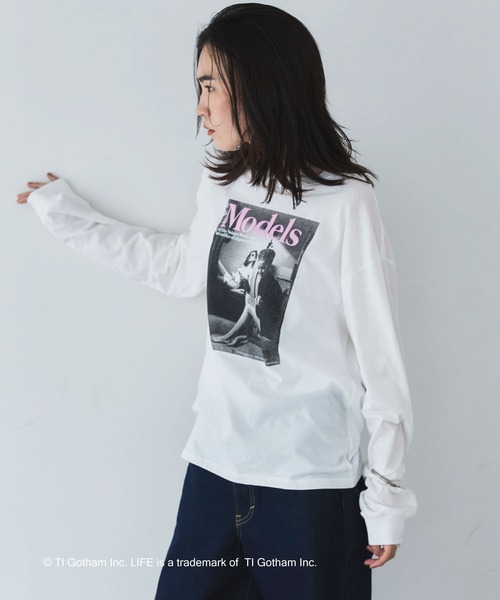GOOD ROCK SPEED（グッドロックスピード）の「【GOOD ROCK SPEED】LIFE PC フォトロンTEE（Tシャツ/カットソー・レディース・ホワイト系その他2/ホワイト系その他・FREE）」の14枚目の写真