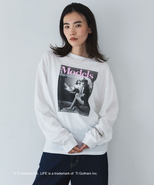 GOOD ROCK SPEED（グッドロックスピード）の「【GOOD ROCK SPEED】LIFE PC フォトロンTEE（Tシャツ/カットソー・レディース・ホワイト系その他2/ホワイト系その他・FREE）」の17枚目の写真
