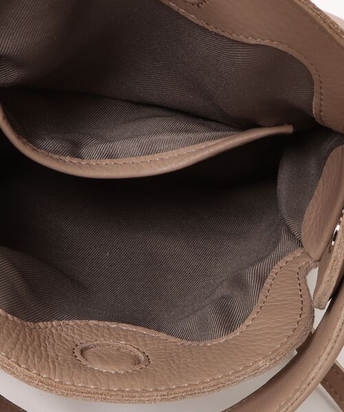 Beau're(ヴュレ)の「【BEAURE】カウレザー 2wayタックハンドバッグ ショルダーバッグ B-26304(ハンドバッグ・レディース・ブラック・FREE)」の5枚目の写真