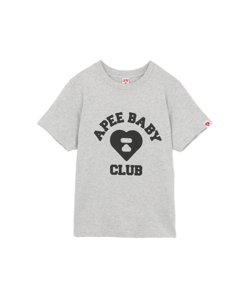 APEE BY A BATHING APE(エイピーバイアベイシングエイプ)の「APEE BABY PRINTED TEE #1 L(Tシャツ/カットソー・レディース・グレー/ピンク/イエロー/ブラック/ホワイト・SMALL/X-SMALL)」の4枚目の写真