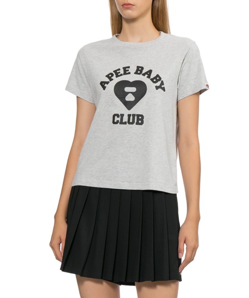 APEE BY A BATHING APE(エイピーバイアベイシングエイプ)の「APEE BABY PRINTED TEE #1 L(Tシャツ/カットソー・レディース・グレー/ピンク/イエロー/ブラック/ホワイト・SMALL/X-SMALL)」の13枚目の写真
