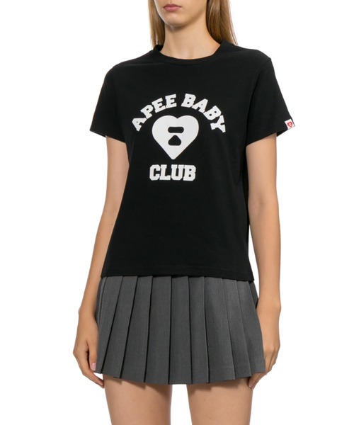 APEE BY A BATHING APE(エイピーバイアベイシングエイプ)の「APEE BABY PRINTED TEE #1 L(Tシャツ/カットソー・レディース・グレー/ピンク/イエロー/ブラック/ホワイト・SMALL/X-SMALL)」の12枚目の写真