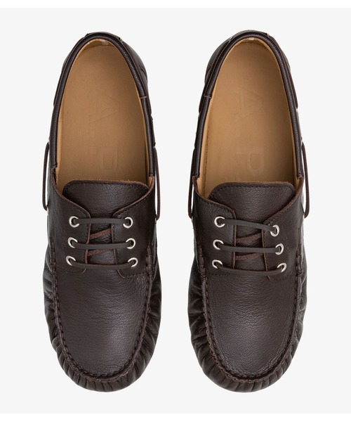 A.P.C.（アーペーセー）の「BATEAUX CAMILLE（モカシン/デッキシューズ・レディース・ブラウン・39/38/37/36）」の4枚目の写真