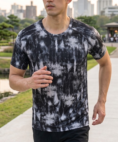 TETE(テット)の「接触冷感コンプレッションTシャツ/ストレッチ半袖Tシャツ(Tシャツ/カットソー・メンズ・ブラック/ネイビー/ブルー系その他/グレー系その他2・MEDIUM/LARGE/X-LARGE)」の3枚目の写真