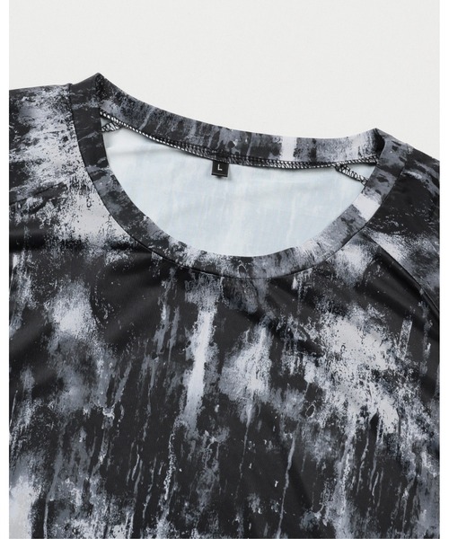 TETE(テット)の「接触冷感コンプレッションTシャツ/ストレッチ半袖Tシャツ(Tシャツ/カットソー・メンズ・ブラック/ネイビー/ブルー系その他/グレー系その他2・MEDIUM/LARGE/X-LARGE)」の6枚目の写真