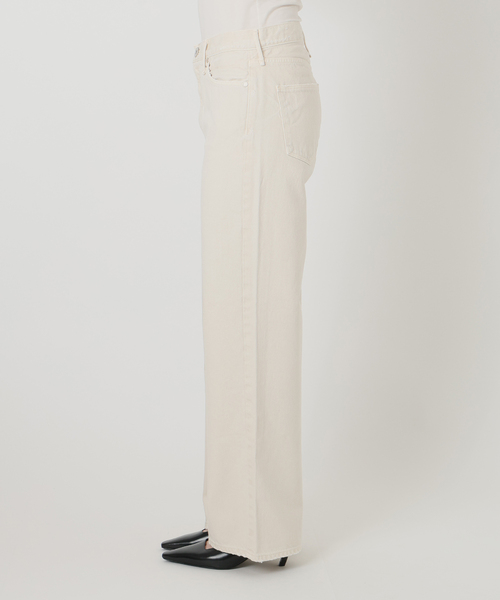 upperhights（アッパーハイツ）の「upper hights アッパーハイツ The Niece Mid-Rise 103323002（デニムパンツ・レディース・ホワイト/ブラウン・26/22/23/24/25）」の15枚目の写真