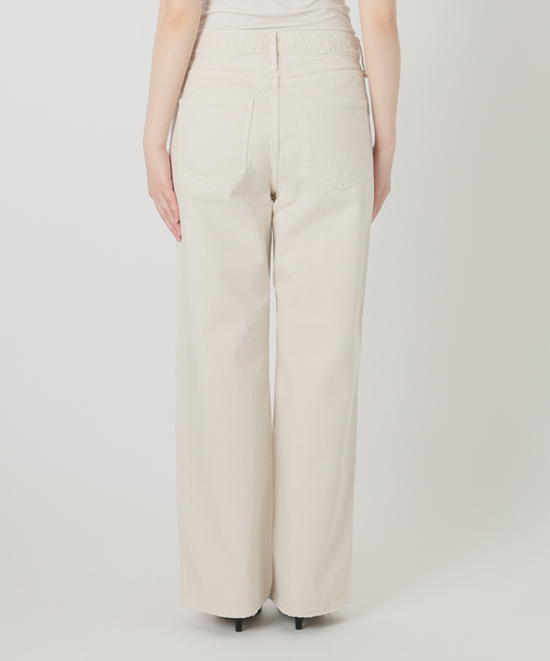 upperhights（アッパーハイツ）の「upper hights アッパーハイツ The Niece Mid-Rise 103323002（デニムパンツ・レディース・ホワイト/ブラウン・26/22/23/24/25）」の16枚目の写真