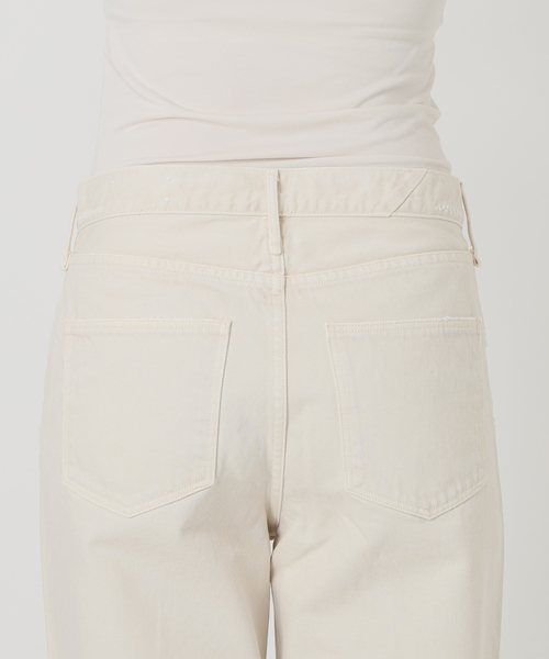 upperhights（アッパーハイツ）の「upper hights アッパーハイツ The Niece Mid-Rise 103323002（デニムパンツ・レディース・ホワイト/ブラウン・26/22/23/24/25）」の18枚目の写真