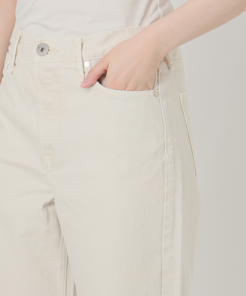 upperhights（アッパーハイツ）の「upper hights アッパーハイツ The Niece Mid-Rise 103323002（デニムパンツ・レディース・ホワイト/ブラウン・26/22/23/24/25）」の20枚目の写真